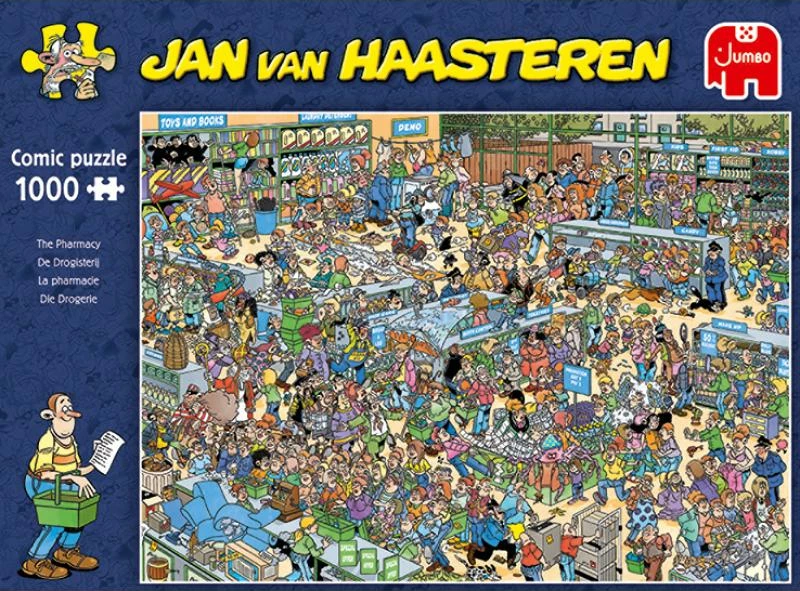 Puzzle komik, Jumbo, Jan van Haasteren The Pharmacy, 1000 copë, nr. 19199