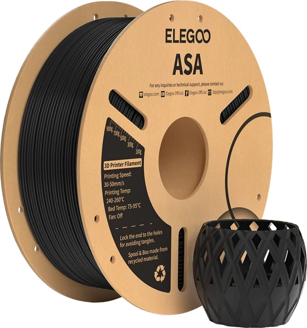 Filament ASA Elegoo 50.203.0182, 1 kg, zi