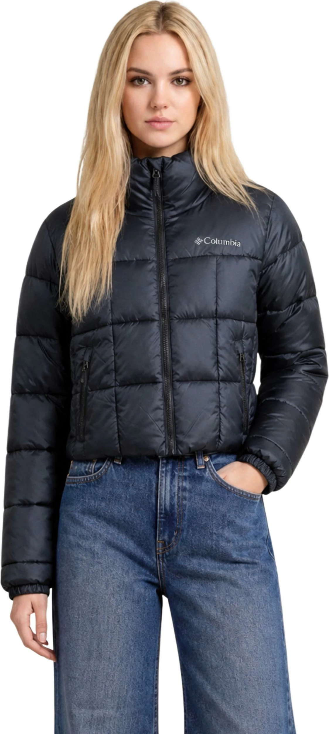 Jakne për femra Columbia Puffect III Cropped 2171241, e zezë