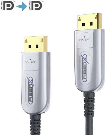 Kabllo DisplayPort PureLink FX-I260-010, DP 2.0, 10 m, 8K, 40 Gbit/s, e zezë