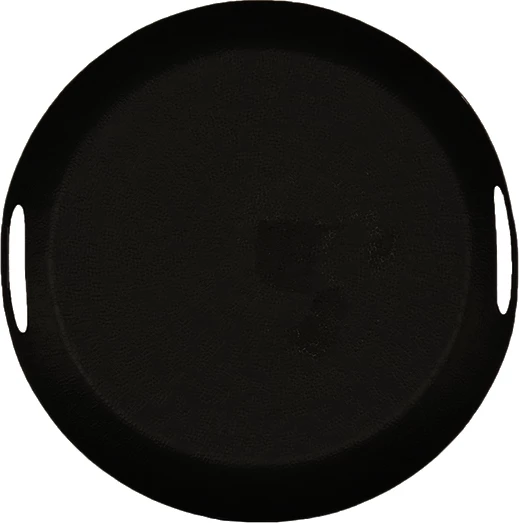 Tabaka DAHLIA për shërbim, alumin i zi, 40x40x6 cm