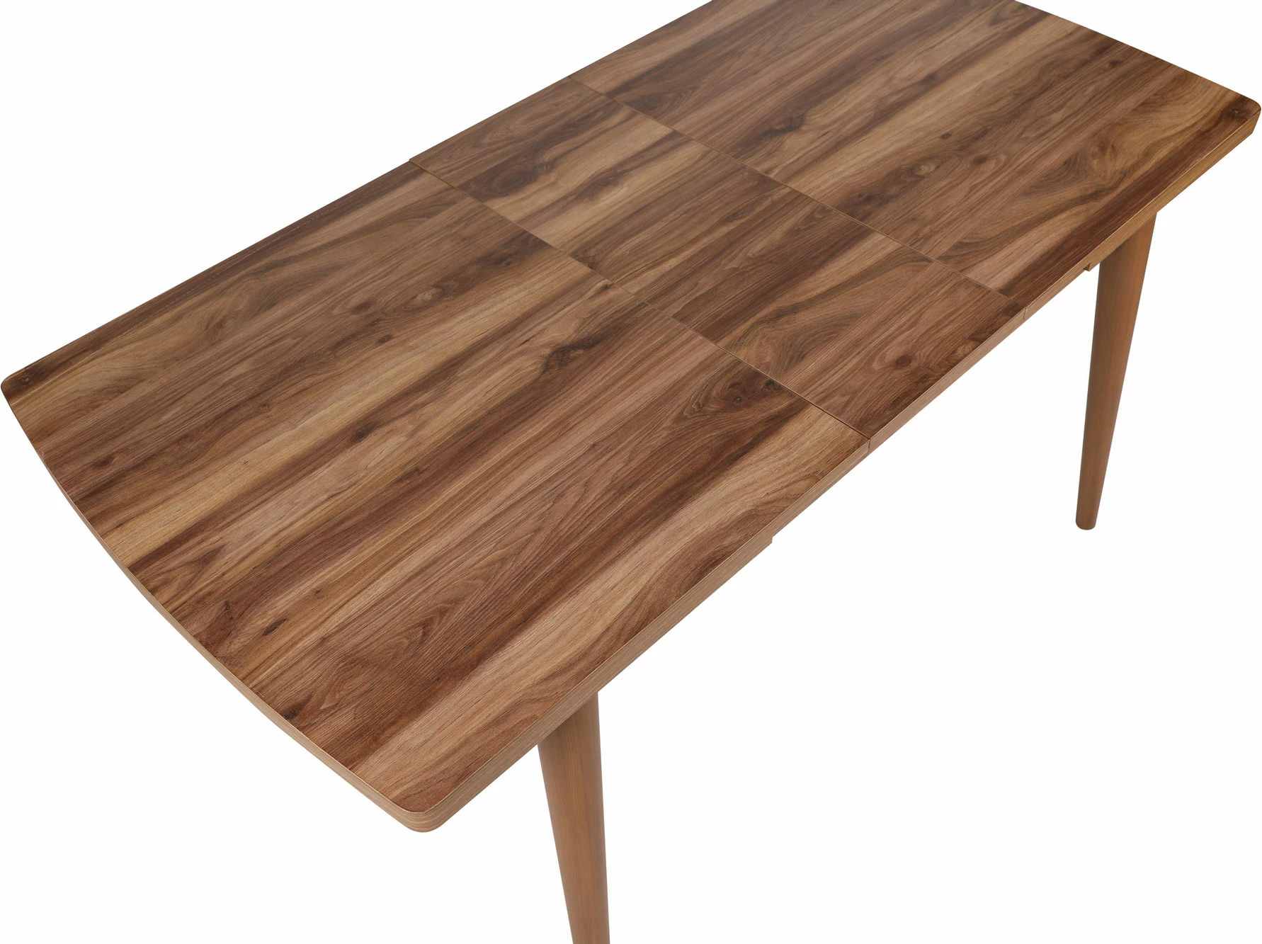 Tavolinë ngrënie me zgjatje, ngjyrë arrë, Inci 1141