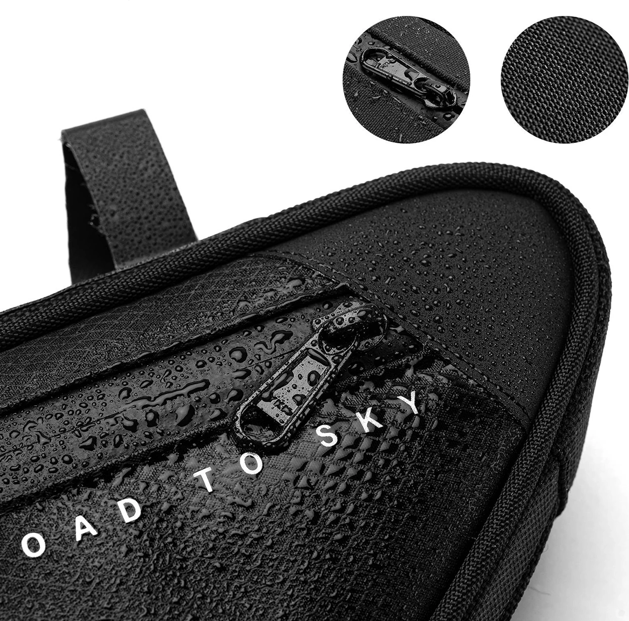 Çantë kornize biçiklete Rockbros TL003 ROAD TO SKY 2L waterproof, e zezë