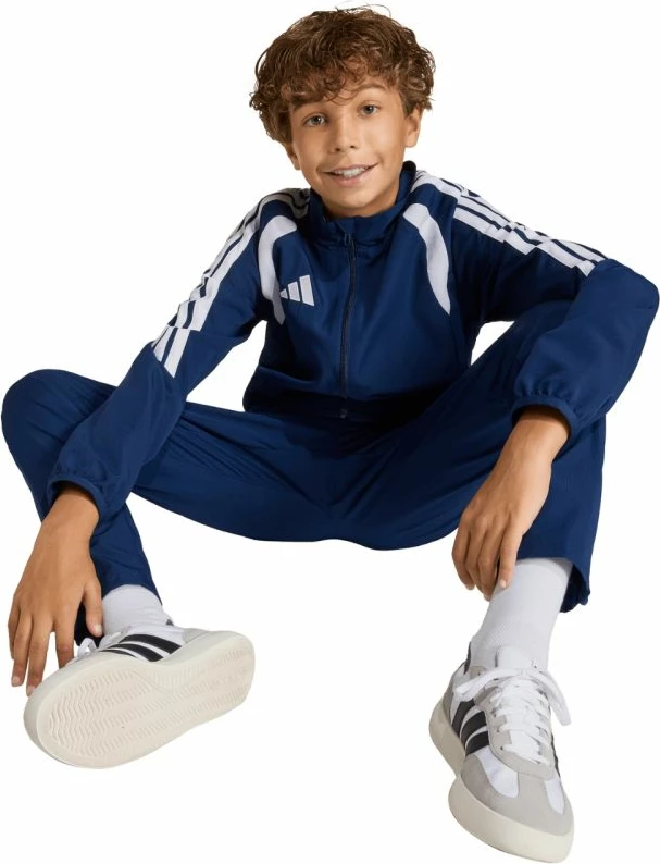 Duks për fëmijë adidas, navy blue [Madhësia: 152 cm]