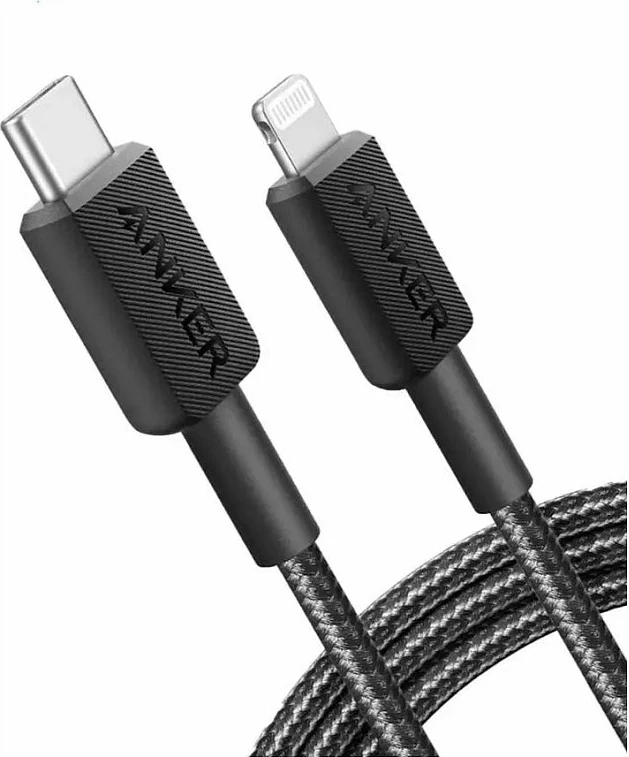 Kabllo Anker A81B5G11 USB-C në Lightning, 0.9 m, 30 W, e zezë