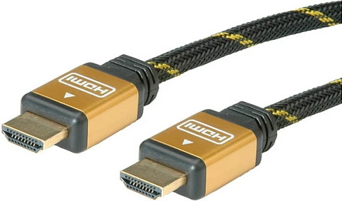 Kabllo HDMI ROLINE GOLD High Speed me Ethernet, 20 m, 1080p, e zezë/ari