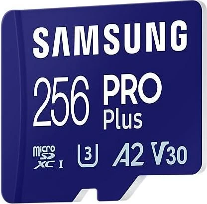 Kartë memorie Samsung Pro Plus, microSDXC, 256GB, 180MB/s