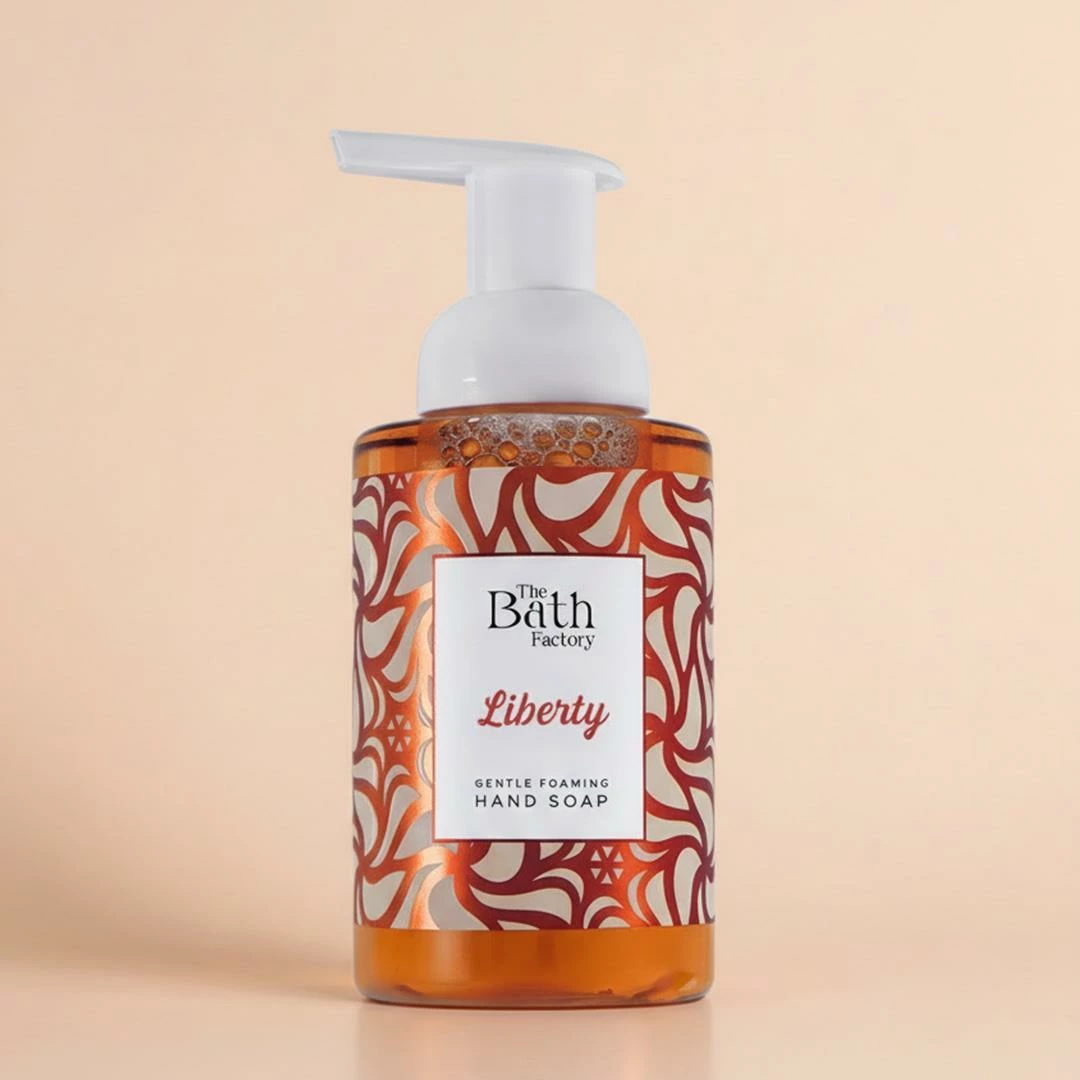 Sapun për duar shkumëzues The Bath Factory Liberty 300 ml
