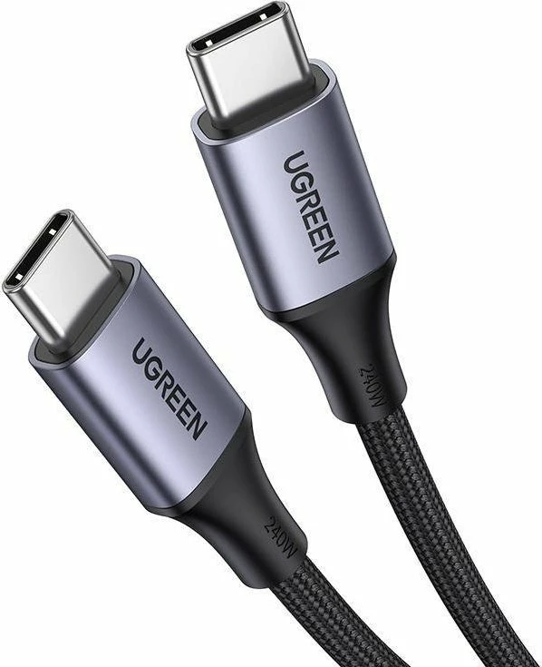 Kabllo USB-C në USB-C Ugreen 15311 1m 240W 5A 480Mbps, gri