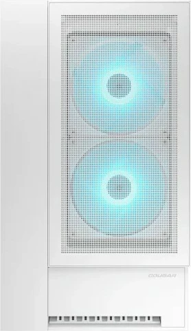 Kasë Cougar OmnyX midi tower, ARGB, e bardhë