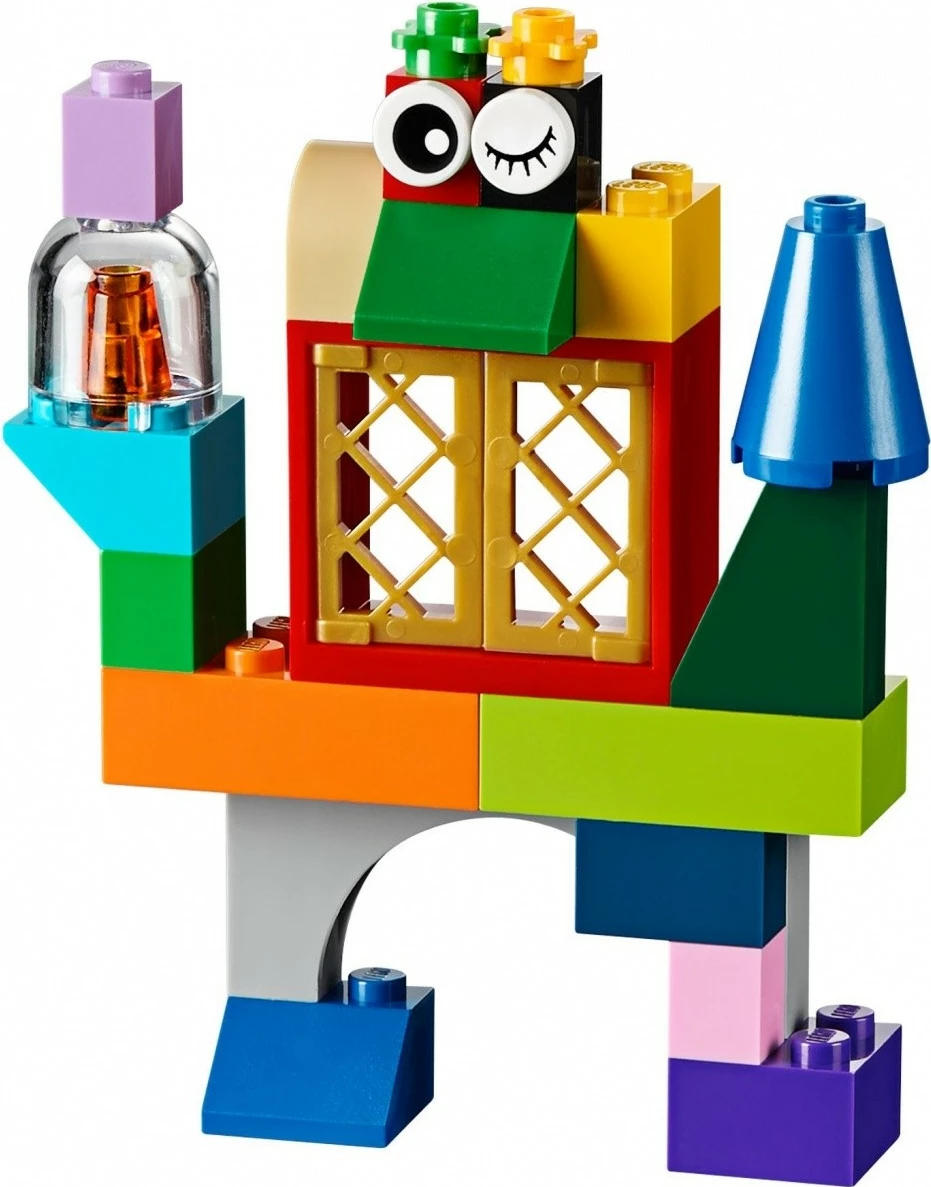 Set tullash ndërtuese LEGO Classic 10698, 790 pjesë, kuti e verdhë, madhësi e madhe