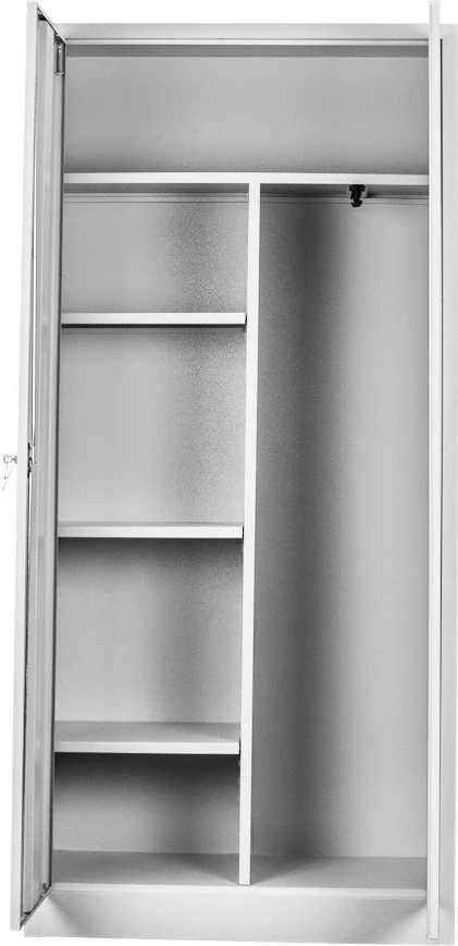Dollap metalik për depo, ngjyrë gri e zezë, Skye Decor, Js1008Sı