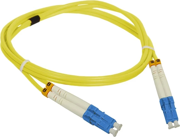 Kabllo optike A-LAN FOC-LCLC-9SMD-3, 3 m, LC, single-mode, e verdhë