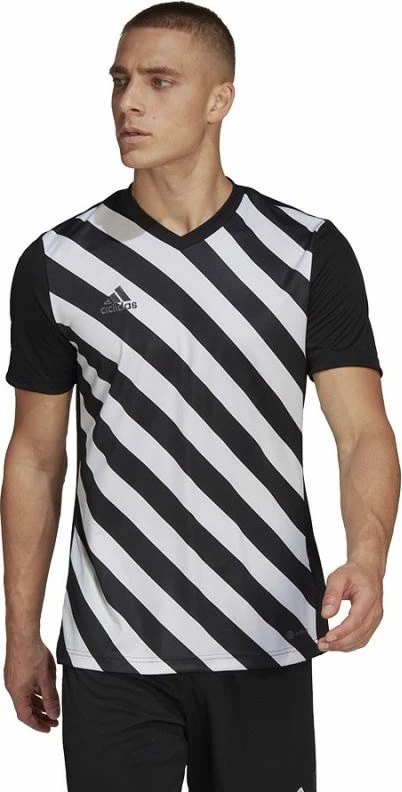 Maicë për Meshkuj adidas Entrada 22 Graphic, e Zezë dhe e Bardhë