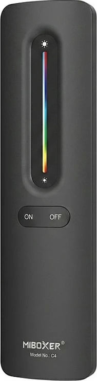 Telekomandë LED Miboxer C4, 2.4GHz, RGB+CCT, e zezë