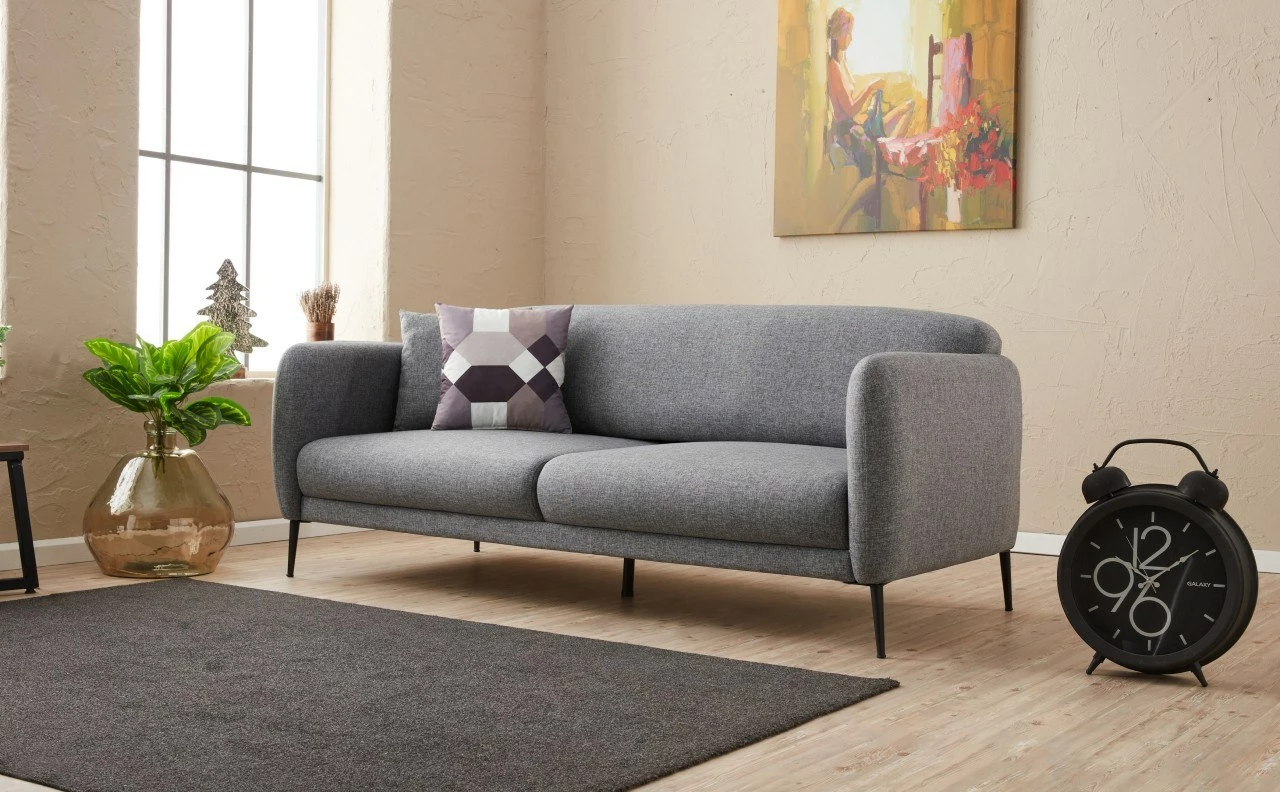 Sofabed 3-ulëshe Atelier del Sofa, Venus, ngjyrë gri