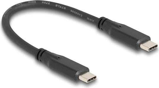 Kasë eksterne për SSD M.2 DeLOCK, USB-C 20Gbps, NVMe/SATA, pa vegla, e zezë