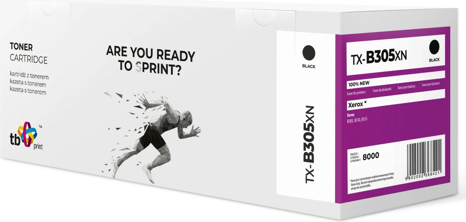 Toner TB Print TX-B305XN 8000 faqe (5% coverage), Black, 1 copë