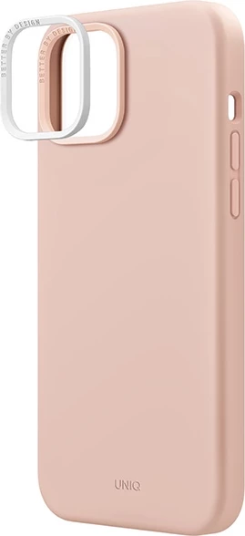Mbështjellës UNIQ Lino Hue Magclick Charging për iPhone 15, Rozë