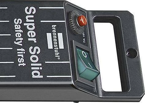 Zgjatës rryme Brennenstuhl 1153380318, 8 priza, kabllo 2.5 m, zezë