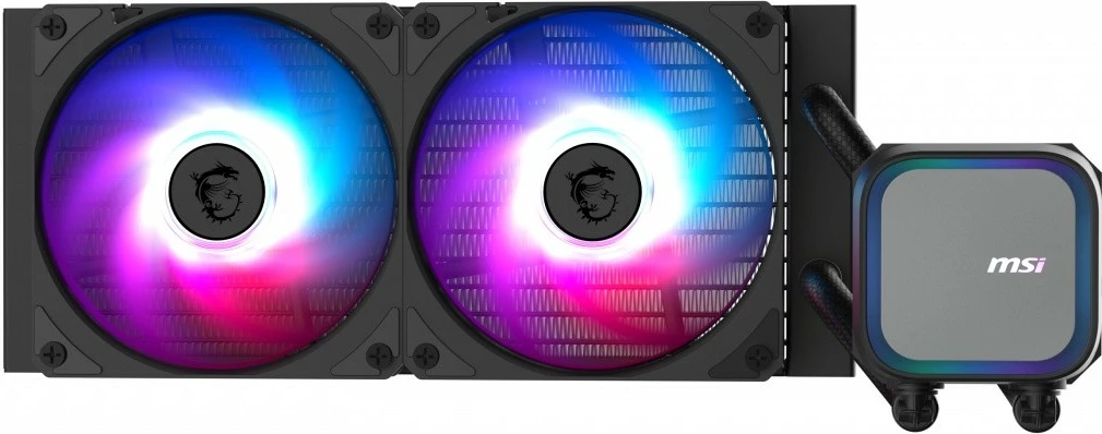 Ftohës CPU me lëng MSI MAG CORELIQUID A13 240 240mm ARGB, 2x120mm, LGA1700/1851 & AM4/AM5, /306-7ZWCA11-L80