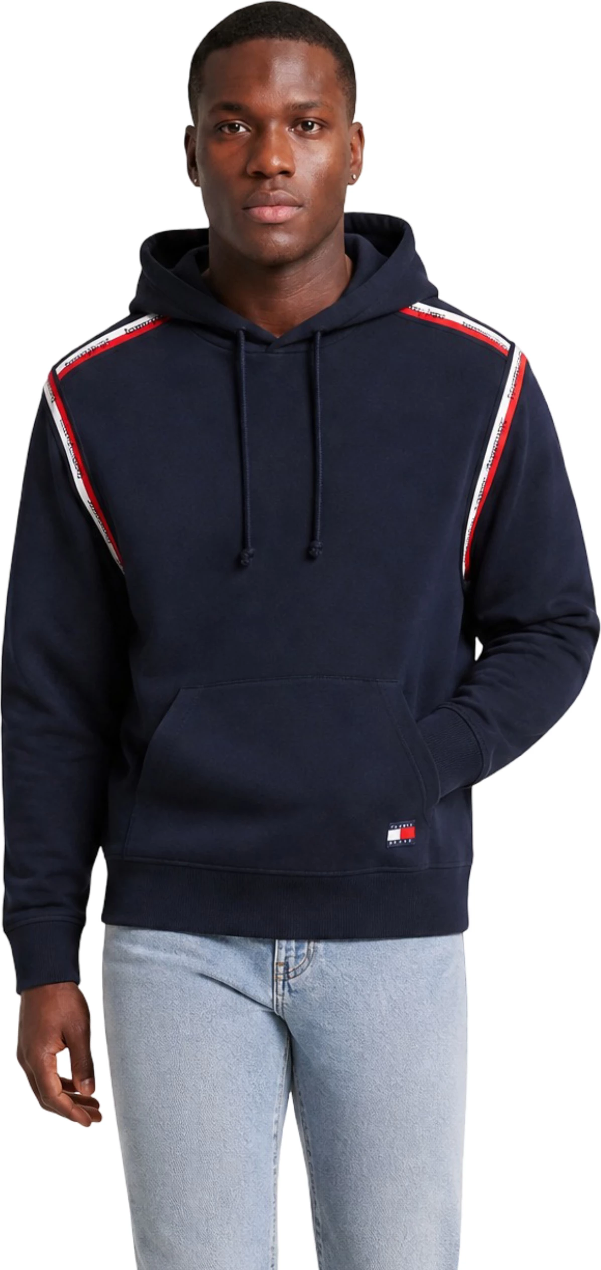 Duks me kapuç për meshkuj Tommy Hilfiger Jeans DM0DM23155, blu e errët