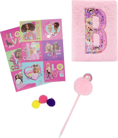 BARBIE FLUFFY DIARY SET #