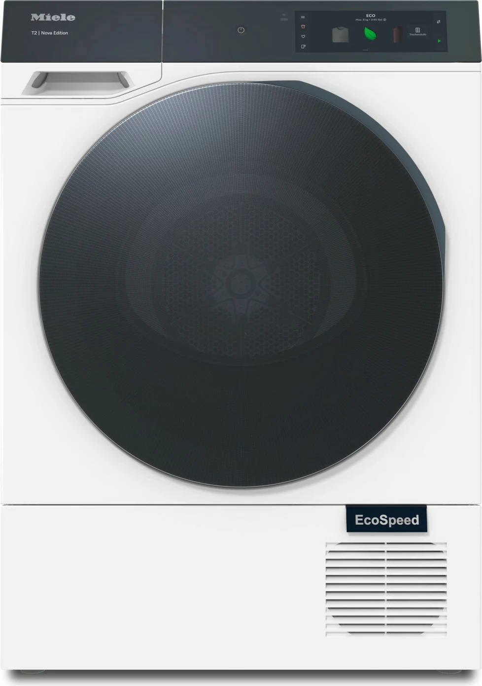 Tharëse rrobash me pompë nxehtësie Miele TQ 1000 WP Nova Edition, e bardhë