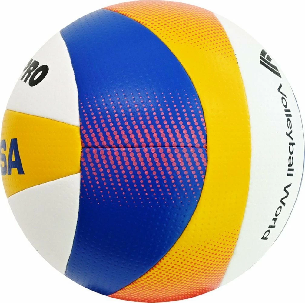 Top volejbolli plazhi Mikasa BV550C Beach Pro, madhësi 5, 10 panele, FIVB, shumëngjyrësh