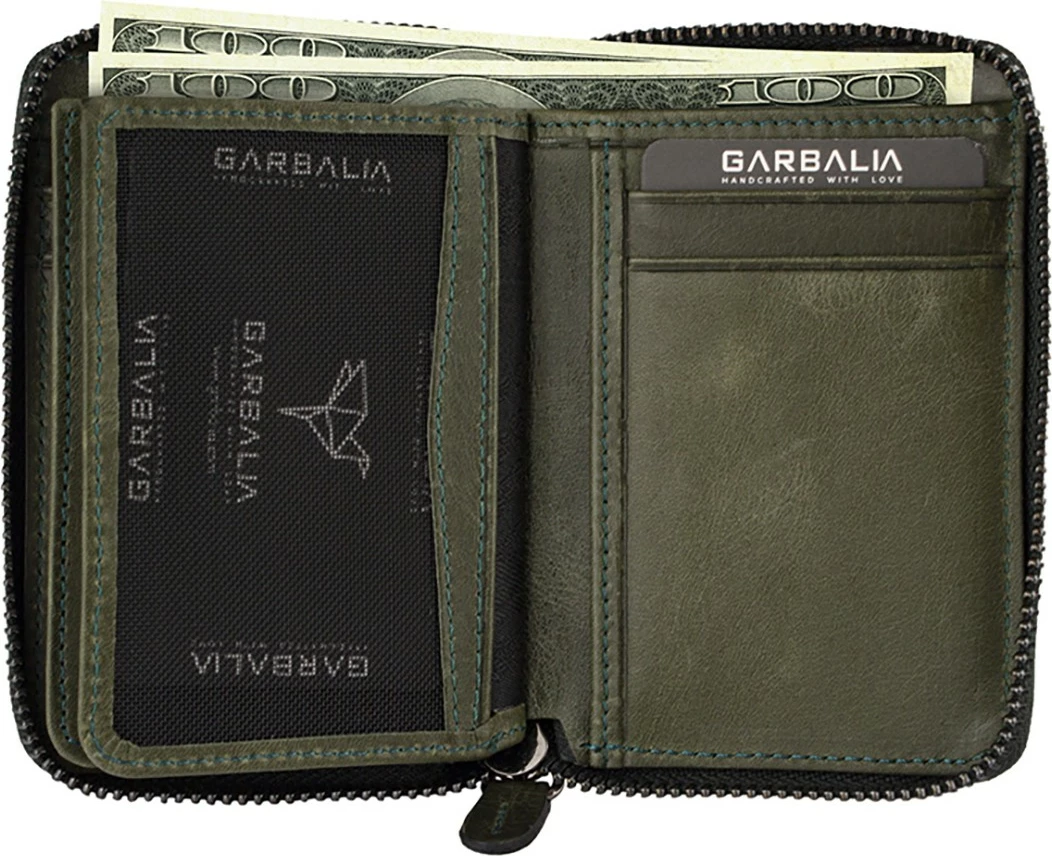 Portofol unisex Zoozie Bags Fargo, ngjyrë e gjelbër