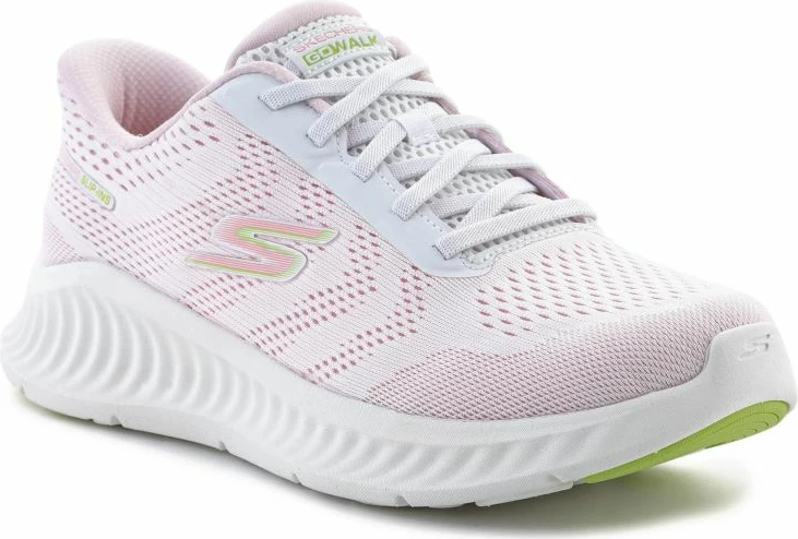 Atlete për femra Skechers, të bardha/rozë