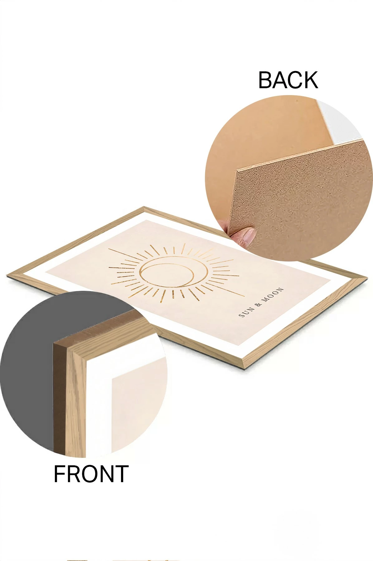 Pikturë dekorative Wallity, MDF, shumëngjyrëshe, Tekhammdf18, 33x48cm