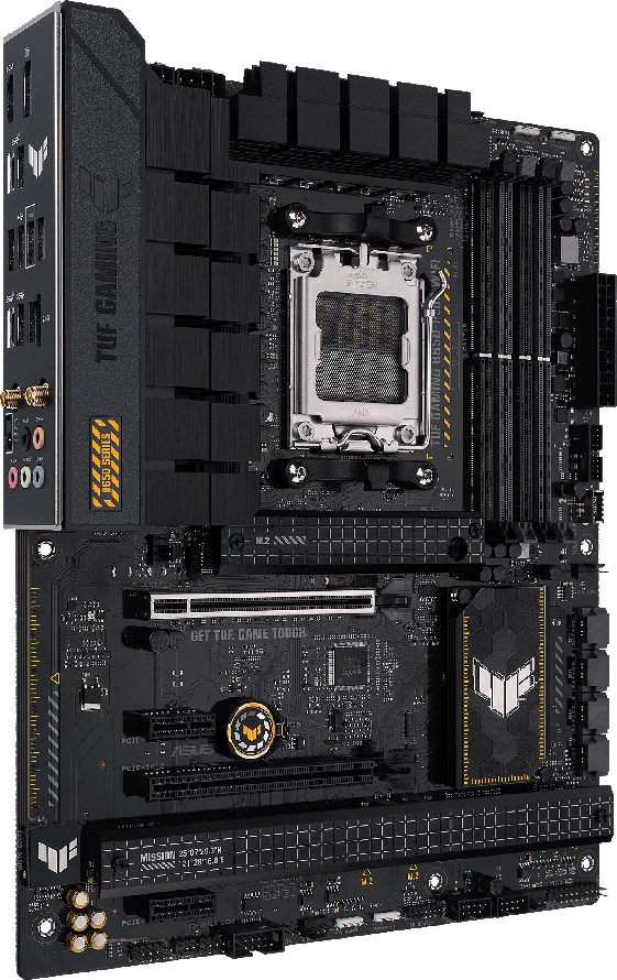 Pllakë amë ASUS TUF Gaming B650-PLUS WiFi, AM5, ATX, DDR5, 3x M.2, 4x SATA, 2.5GbE, Wi‑Fi 6, Bluetooth 5.2