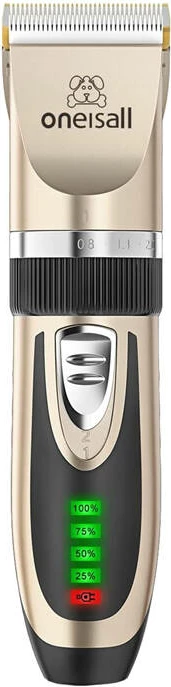 Makinë qethëse për kafshë Oneisall X2, 240 min, 6 koka, e artë