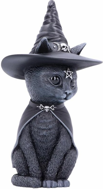 Figurinë dekorative NEMESIS NOW Purrah 13.5 cm, e zezë