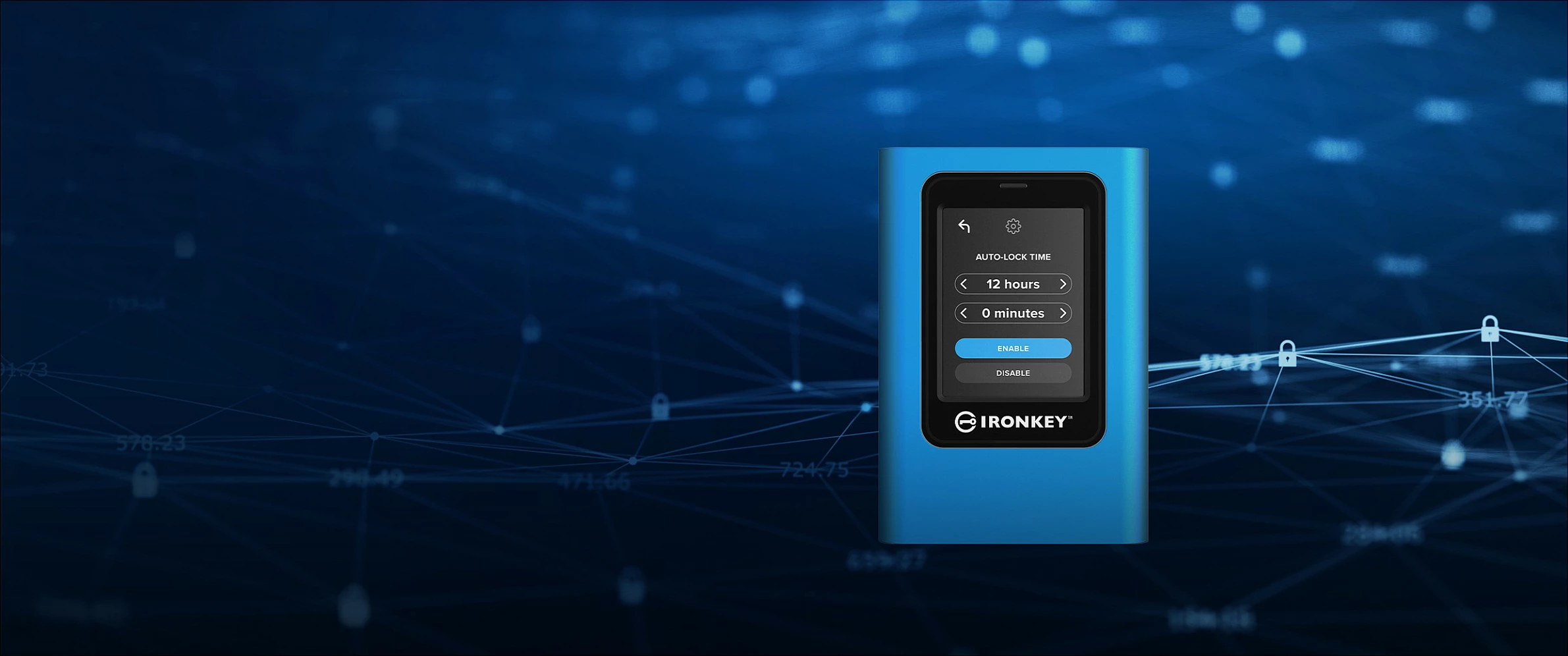 SSD i jashtëm Kingston IronKey Vault Privacy 80, 960GB, USB Type-C, Blu