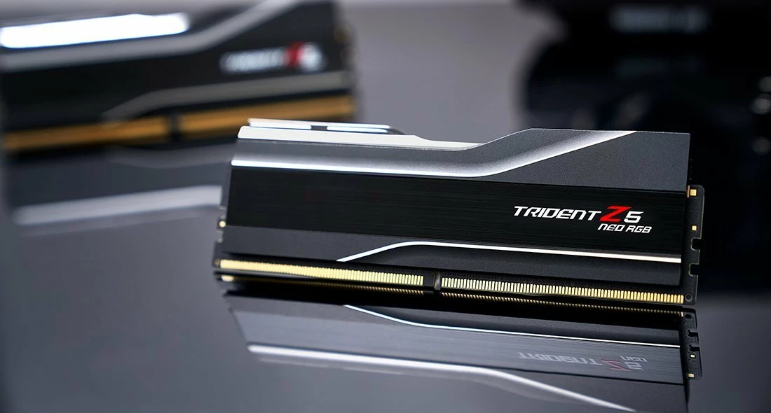 RAM Memorje G.Skill Trident Z5 Neo RGB 32GB (2x16GB) DDR5 6400MHz CL32, e zezë, set