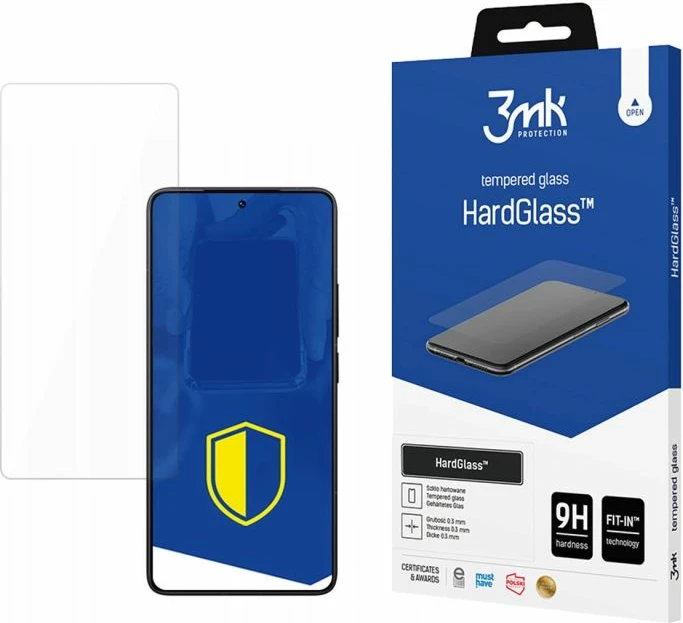 Mbrojtës ekrani tempered glass 3mk Protection HardGlass për Xiaomi Poco F7 Pro / Poco F7 Ultra