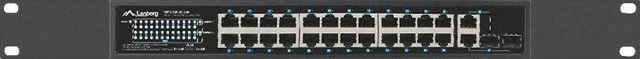 Switch rrjeti Lanberg RSFE-24P-2C-250, 24x PoE+, 2x Combo, 250W, rackmount, i zi