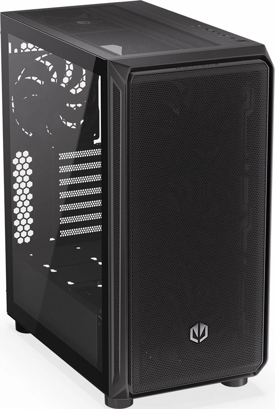 Kasë Endorfy Arx 500 Air (EY2A010), Midi Tower ATX, 5x 140mm PWM, xham i kalitur, e zezë