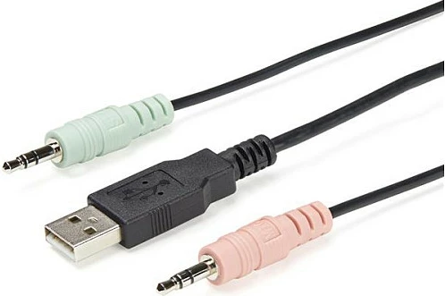 Switch KVM StarTech SV211DPUA4K, DisplayPort 1.2, 2-Port, 4K 60Hz, USB, me audio, i zi