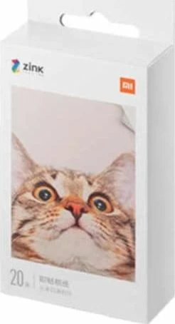 Letër fotografike Xiaomi Mi Portable Photo Printer 50×76 mm (2×3"), 20 copë, vetëngjitëse (ZINK)