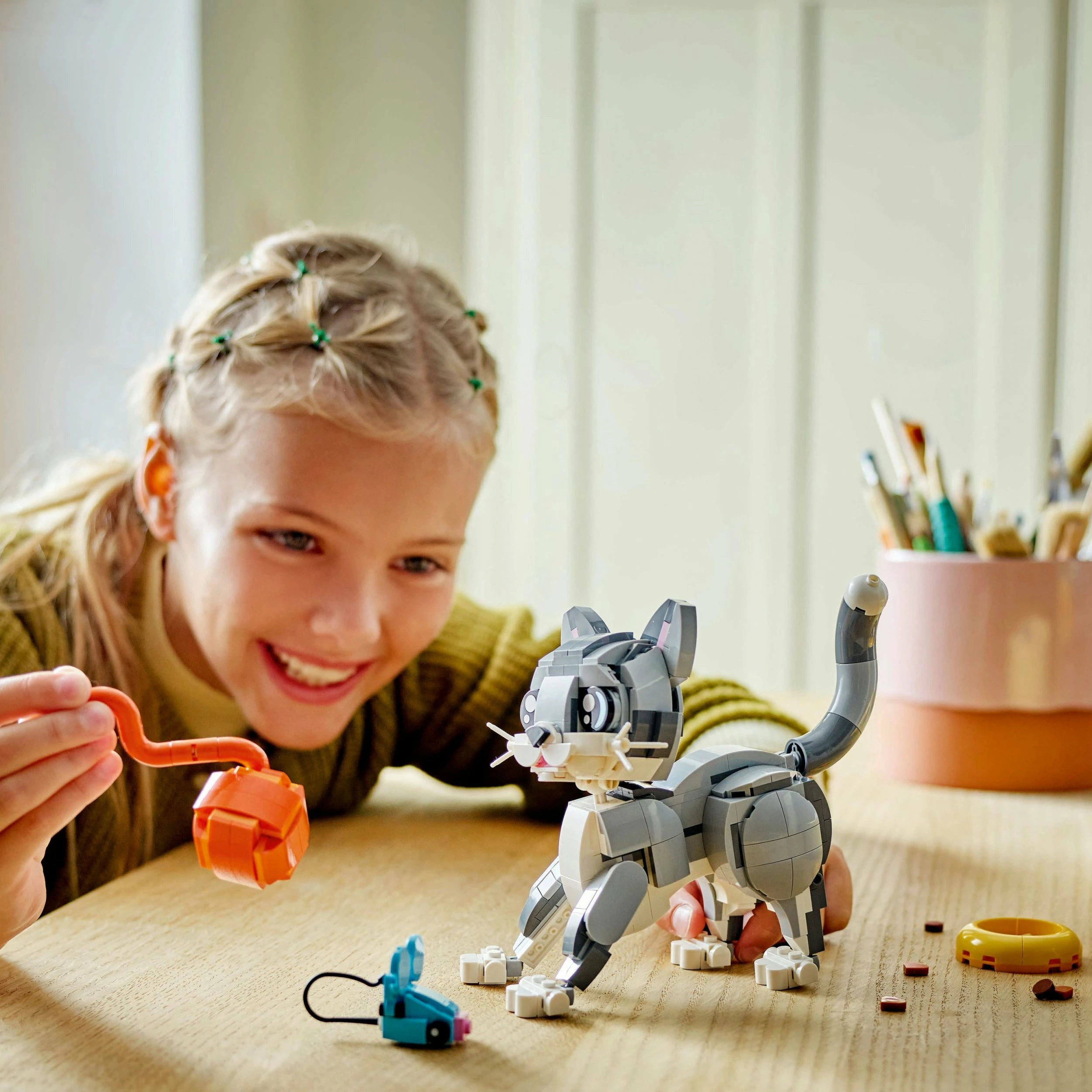 Set LEGO Creator 3-në-1 Playful Cat 31163, 407 copë