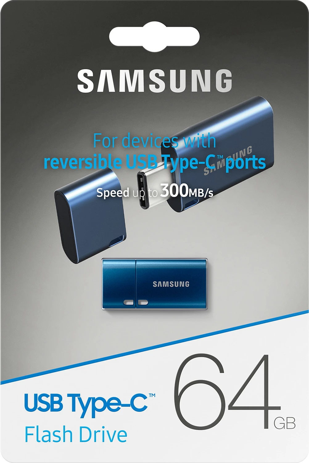 USB Samsung MUF-64DA, 64 GB, USB Type-C, 3.2 Gen 1, Blue