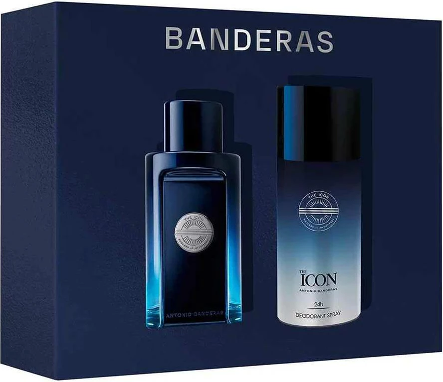 Set Eau de Toilette dhe deodorant për meshkuj Antonio Banderas The Icon, 100ml + 150ml