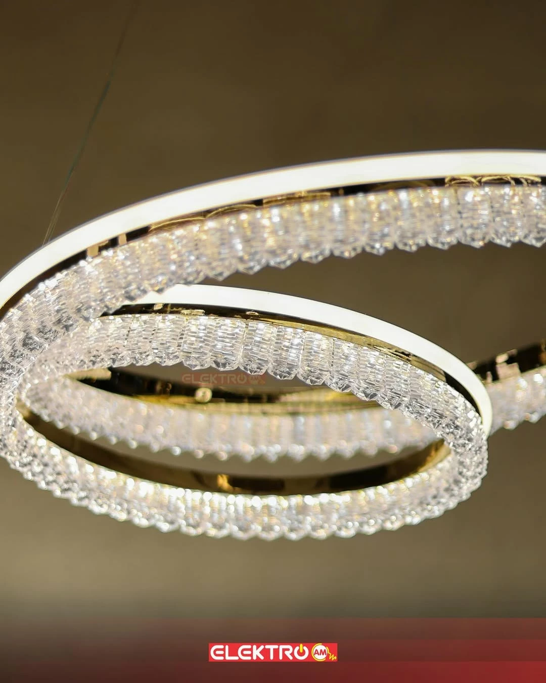 Abazhur LED i Varur me Kristale 8045 GD