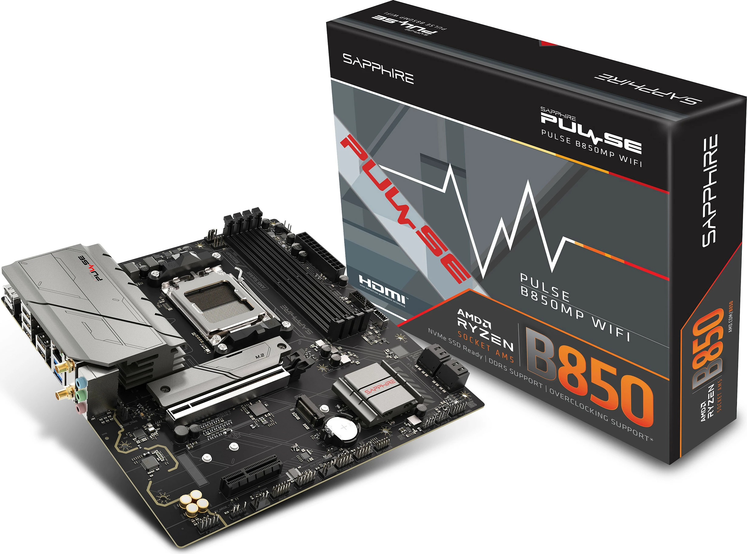 Pllakë amë Sapphire PULSE B850M WIFI, Socket AM5