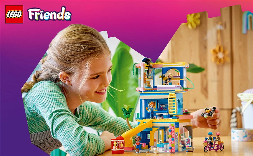 Set ndërtimi LEGO Friends Heartlake City Friends Club House 42689, 794 pjesë, 8+, shumëngjyrësh