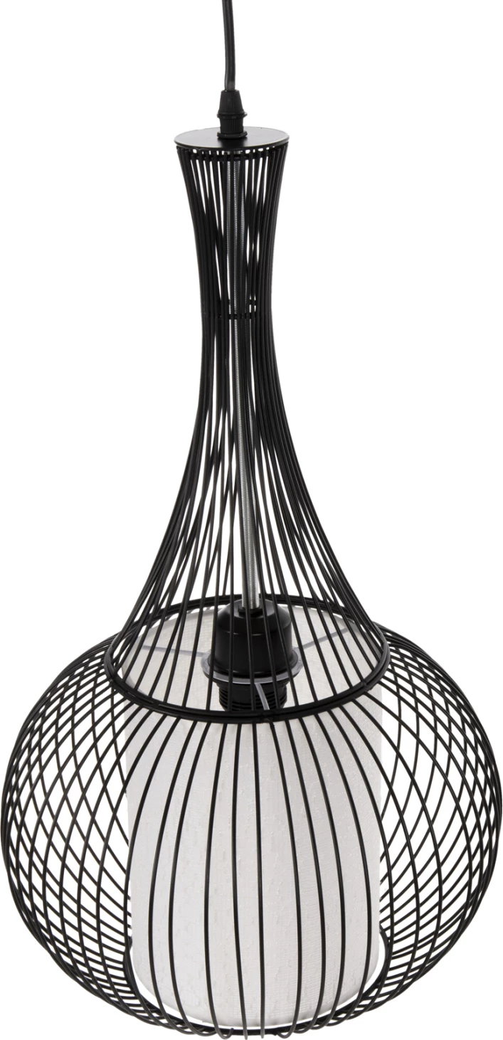 Llambë varëse tavani, metal i zi, FH4132, Φ30x50H cm