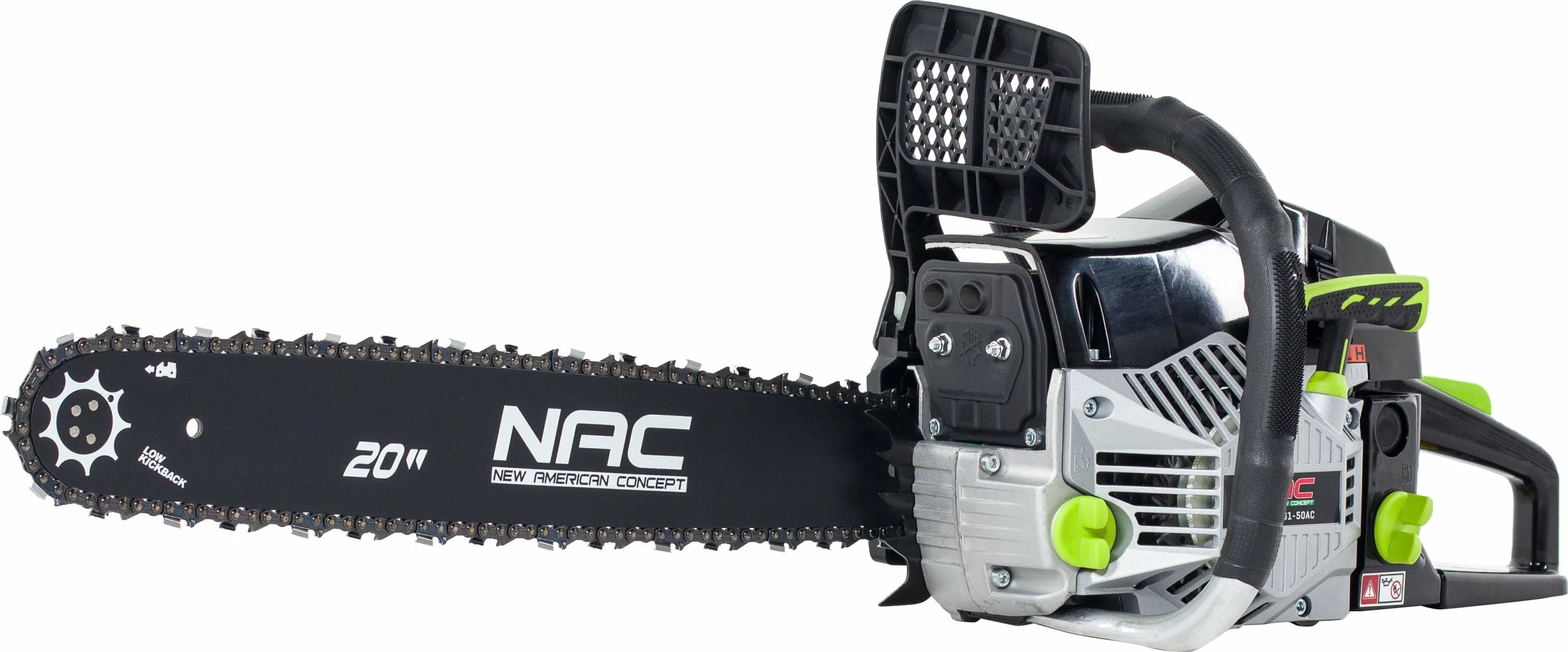 Sharrë me zinxhir NAC CST61-50AC 3.8 HP 61 cm³ shinë 50 cm zi/gri